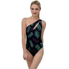 Seamless Bakery Vector Pattern To One Side Swimsuit by Amaryn4rt