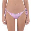 Animals Elephant Pink Cute Reversible Bikini Bottoms View1