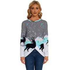 Rocky Mountain High Colorado Long Sleeve Crew Neck Pullover Top by Amaryn4rt
