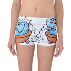 Elephant Bad Shower Reversible Boyleg Bikini Bottoms by Amaryn4rt