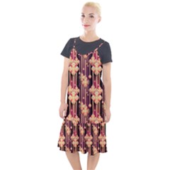 Seamless Pattern Camis Fishtail Dress