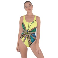 Butterfly Mosaic Yellow Colorful Bring Sexy Back Swimsuit by Amaryn4rt