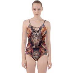 Drawing Olw Bird Cut Out Top Tankini Set by Ravend