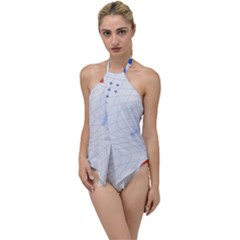 Computer Network Technology Digital Go With The Flow One Piece Swimsuit by Grandong