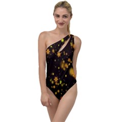 Background Black Blur Colorful To One Side Swimsuit by Sarkoni