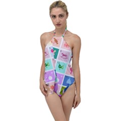 Christmas Wreath Advent Go With The Flow One Piece Swimsuit by Modalart