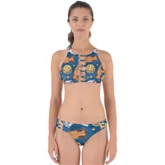 Missile Pattern Perfectly Cut Out Bikini Set by Bedest