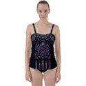 Rosette Cathedral Twist Front Tankini Set View1