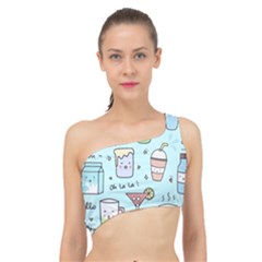 Drinks Cocktails Doodle Coffee Spliced Up Bikini Top 