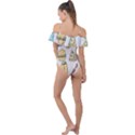 Dinner Meal Food Snack Fast Food Frill Detail One Piece Swimsuit View2