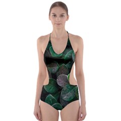 Dark Nature , Nature, Edeg Cut-out One Piece Swimsuit by nateshop
