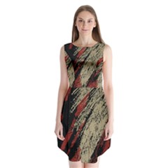 Fabric, Texture, Colorful, Spots Sleeveless Chiffon Dress   by nateshop