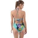 Adventure Time Cartoon Halter Cut-Out One Piece Swimsuit View2