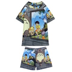 My Neighbor Totoro Kids  Swim T-shirt And Shorts Set
