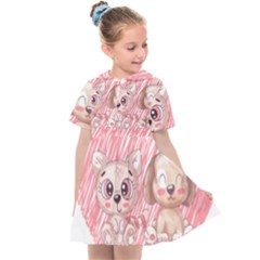 Paw Dog Pet Puppy Canine Cute Kids  Sailor Dress