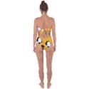 Adventure Time Cartoon Face Funny Happy Toon Tie Back One Piece Swimsuit View2