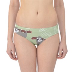 Sloths Pattern Design Hipster Bikini Bottoms by Hannah976