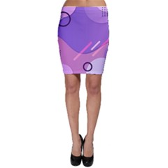 Colorful Labstract Wallpaper Theme Bodycon Skirt