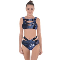 Tardis Doctor Who Planet Bandaged Up Bikini Set  by Cendanart