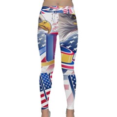 United States Of America Usa  Images Independence Day Classic Yoga Leggings by Ket1n9