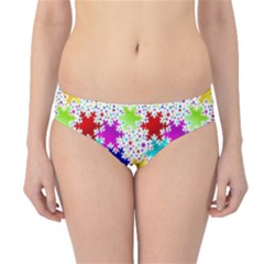 Snowflake Pattern Repeated Hipster Bikini Bottoms by Hannah976