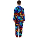 Pop Art Cool Boom Dark Magenta Satin Long Sleeve Pyjamas Set View2
