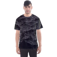Black Sea Minimalist Dark Aesthetics Vaporwave Men s Sport Mesh T-shirt
