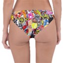 Sticker Bomb, Art, Cartoon, Dope Reversible Hipster Bikini Bottoms View4