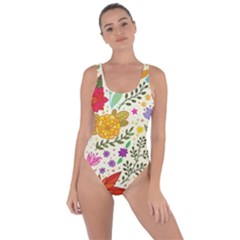 Colorful Flowers Pattern, Abstract Patterns, Floral Patterns Bring Sexy Back Swimsuit by nateshop
