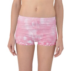 Pink Glitter Background Boyleg Bikini Bottoms by nateshop
