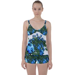 Flowers Roses Rose Nature Bouquet Tie Front Two Piece Tankini by Proyonanggan