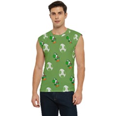 Yoshi Print, Super, Huevo, Game, Green, Egg, Mario Men s Raglan Cap Sleeve T-shirt by nateshop