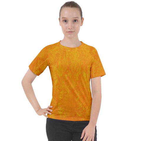 Background-yellow Women s Sport Raglan T-shirt by nateshop
