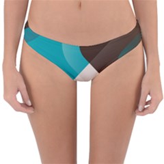 Retro Colored Abstraction Background, Creative Retro Reversible Hipster Bikini Bottoms by nateshop