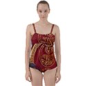 Holiday, Chinese New Year, Year Of The Tiger Twist Front Tankini Set View1