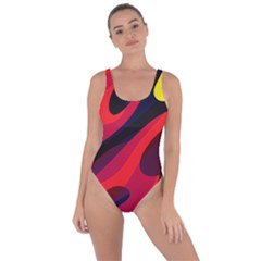 Abstract Fire Flames Grunge Art, Creative Bring Sexy Back Swimsuit by nateshop