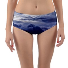 Majestic Clouds Landscape Reversible Mid-waist Bikini Bottoms by dflcprintsclothing