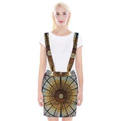 Barcelona Stained Glass Window Braces Suspender Skirt by Cemarart