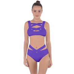 Ultra Violet Purple Bandaged Up Bikini Set  by bruzer