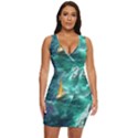 Lion King Of The Jungle Nature Draped Bodycon Dress View1
