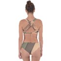 Abstract Texture, Retro Backgrounds Criss Cross Bikini Set View2