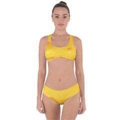 Cheese Texture, Yellow Backgronds, Food Textures, Slices Of Cheese Criss Cross Bikini Set by nateshop