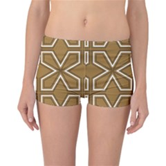 Gold Pattern Texture, Seamless Texture Reversible Boyleg Bikini Bottoms by nateshop