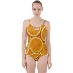 Oranges Textures, Close-up, Tropical Fruits, Citrus Fruits, Fruits Cut Out Top Tankini Set