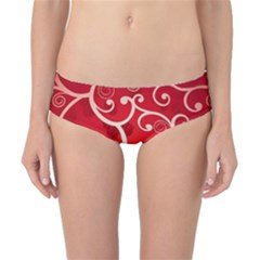 Patterns, Corazones, Texture, Red, Classic Bikini Bottoms by nateshop