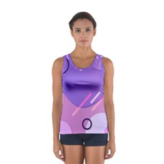 Colorful Labstract Wallpaper Theme Sport Tank Top 