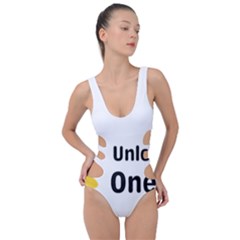 Sacral Chakra s Mantra 1 Side Cut Out Swimsuit