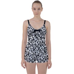 Barkfusion Camouflage Tie Front Two Piece Tankini