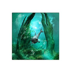 Wonderful Dolphin Satin Bandana Scarf by FantasyWorld7