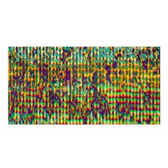Multicolored Digital Grunge Print Satin Shawl by dflcprints